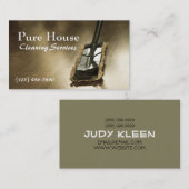 Modern Home, Kantoor Cleaning Company Visitekaartje (Voorkant / Achterkant)