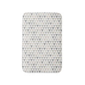 Modern Home Patroon Neutraal Beige Grijs Bad Mat (Voorkant Verticaal)