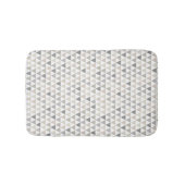 Modern Home Patroon Neutraal Beige Grijs Bad Mat (Voorkant)