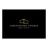 Modern Home Realtor Zwart/Goud Logo Downloaden