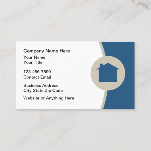 Modern Home Services Visitekaartje ontwerp (Voorkant)