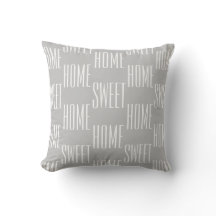 Modern Home Sweet Home Typografie Grijs