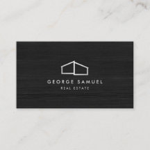 Modern Home Vastgoed Logo Dark Wood