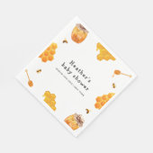 Modern Honey Bumblebee Lijst Baby shower Servet (Hoek)