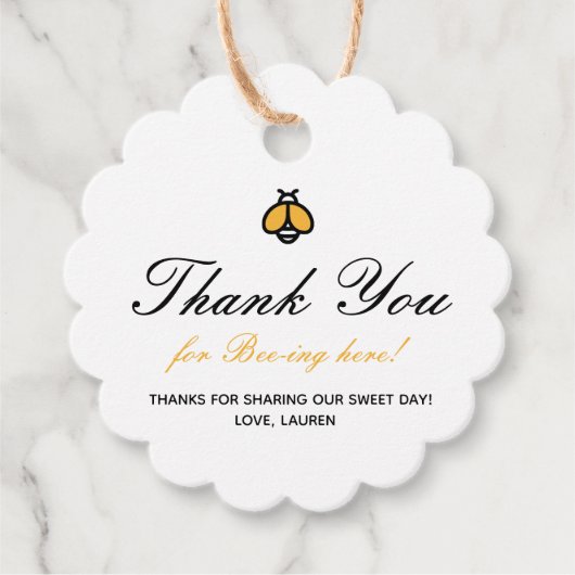 Modern Honey Gift Label (Voorkant)