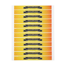Modern Honeycomb Banner Food