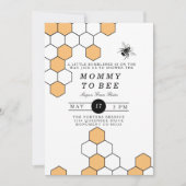 Modern Honeycomb | BumblebeenBaby shower Kaart (Voorkant)