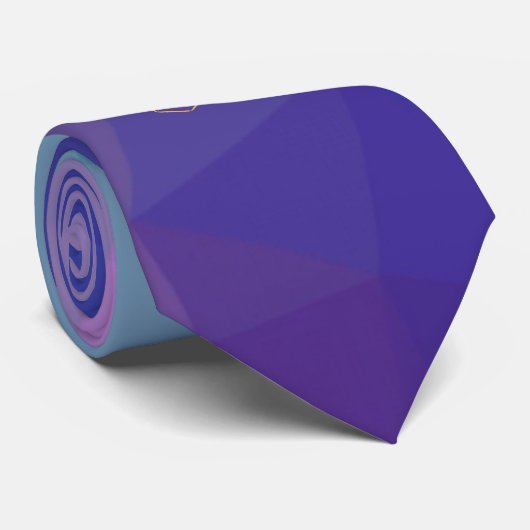 Modern Honeycomb Gradient Stropdas (Opgerold)