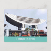 Modern Hong Kong Peak Reis Briefkaart (Voorkant)