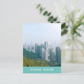 Modern Hong Kong Victoria's Piek reizen Briefkaart (Staand voorkant)