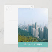 Modern Hong Kong Victoria's Piek reizen Briefkaart (Voorkant / Achterkant)