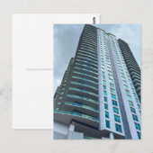 Modern hoogbouw gebouw briefkaart (Voorkant / Achterkant)