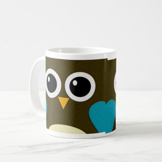 Modern Hoot Owl Mok (Voorkant links)