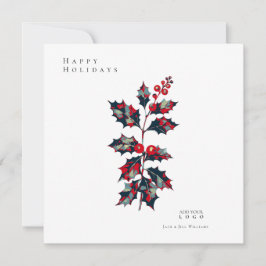 Modern Hope Poster Holly Berry Corporate Christmas