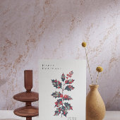 Modern Hope Poster Holly Berry Corporate Christmas Kaart