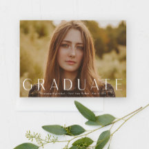 Modern horizontaal foto-Afstuderen