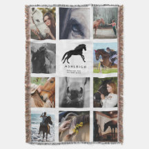Modern Horse Photo Collage Equestrian Keepomwille