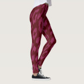 Modern hot pink dark red leggings (Rechts)