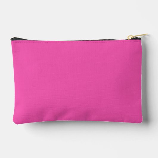 Modern Hot Pink gepersonaliseerd monogram en naam Etui (Achterkant)