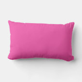Modern Hot Pink gepersonaliseerd monogram en naam Kussen (Achterkant)