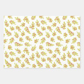 Modern Hot Pink Lime Green Kerstfeestdag Inpakpapier Vel (Voorkant 2)