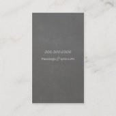 Modern Hot Stone Massage Therapist Visitekaartje (Achterkant)