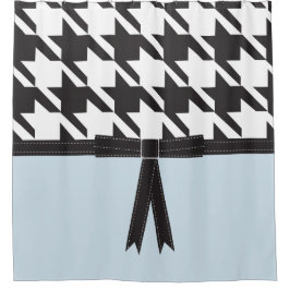 Modern Houndstooth Douchegordijn