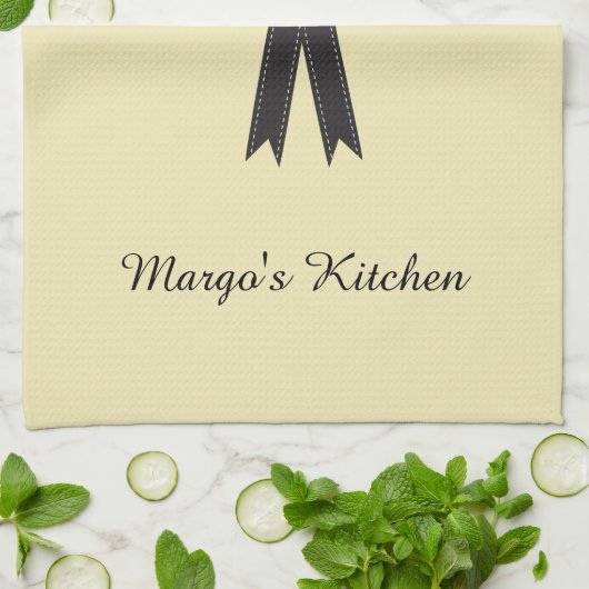 Modern Houndstooth Theedoek (Gevouwen)