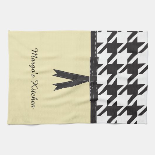 Modern Houndstooth Theedoek (Horizontaal)