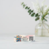 Modern House Cleaning Maid Service Housekeeping Mini Visitekaartje (Staand voorkant)