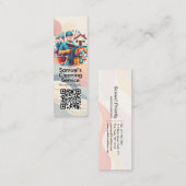 Modern House Cleaning Maid Service Housekeeping Mini Visitekaartje (Voorkant / Achterkant)