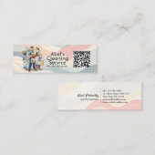 Modern House Cleaning Maid Service Housekeeping Mini Visitekaartje (Voorkant / Achterkant)