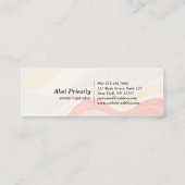 Modern House Cleaning Maid Service Housekeeping Mini Visitekaartje (Achterkant)