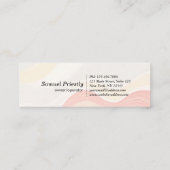 Modern House Cleaning Maid Service Housekeeping Mini Visitekaartje (Achterkant)