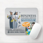 Modern House Cleaning Maid Service Housekeeping Muismat (Met muis)