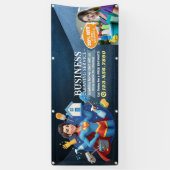 Modern House Cleaning Maid Service Housekeeping Spandoek (Verticaal)