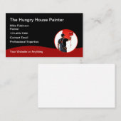Modern House Painter Unique Visitekaartje (Voorkant / Achterkant)