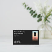 Modern House Panting Service Visitekaartje (Staand voorkant)