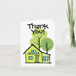 Modern House Realtor Client Dank u Kaart