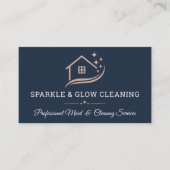 Modern Housekeeping and Cleaning Services Visitekaartje (Voorkant)