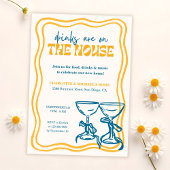 Modern Housewarming Party Drinks Are On the House Kaart