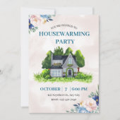 Modern Housewarming Party Invitation Kaart (Voorkant)