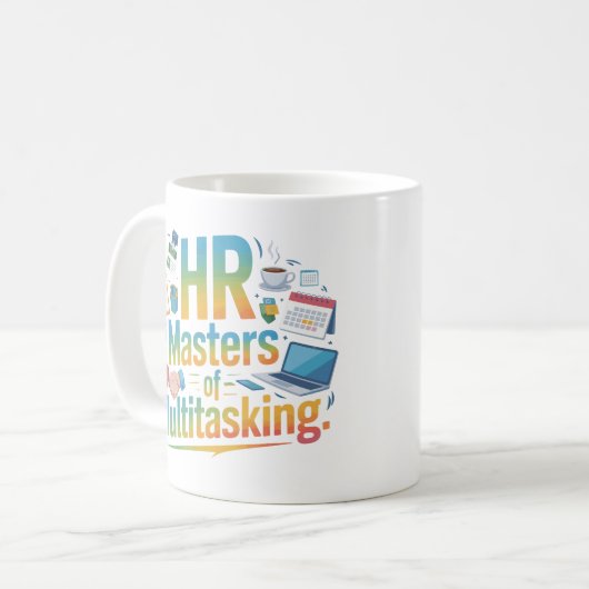 Modern HR Master of Multitasking Mok Design (Voorkant links)