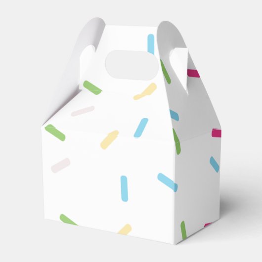 Modern Huge Sprinkles Birthday Party Bedankdoosjes (Achterkant)