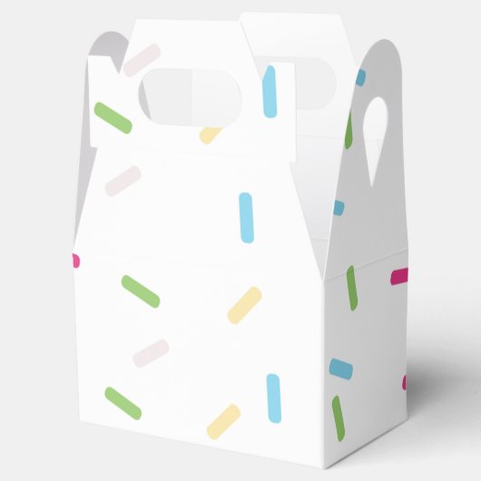 Modern Huge Sprinkles Birthday Party Bedankdoosjes (Geopend)
