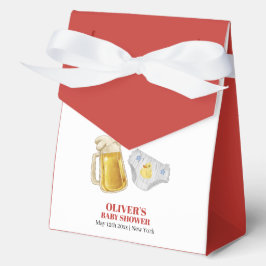 Modern Huggies Chuggies Beer Diaper Baby Shower  Bedankdoosjes