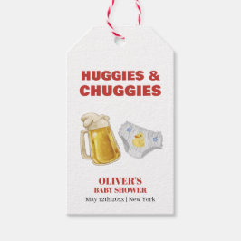 Modern Huggies Chuggies Beer Diaper Baby Shower  Cadeaulabel