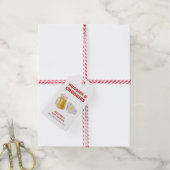 Modern Huggies Chuggies Beer Diaper Baby Shower  Cadeaulabel (Met Touw)