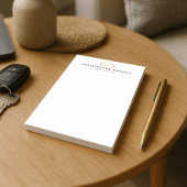 Modern huis Logo Gold Real Estate, makelaar Post-it® Notes