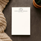 Modern huis Logo ivoor onroerend goed, makelaar Post-it® Notes